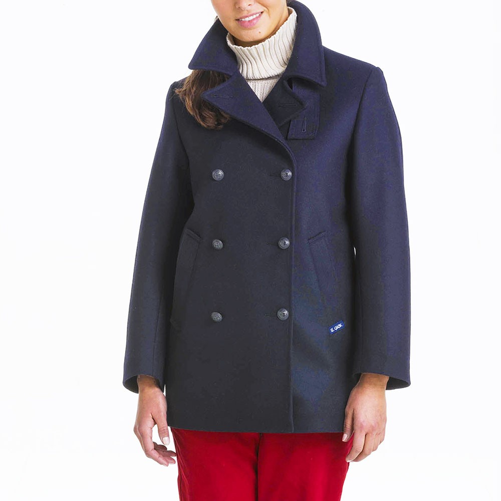 Bréhat Authentic Women Made In France Pea Coat Maison Le Glazik