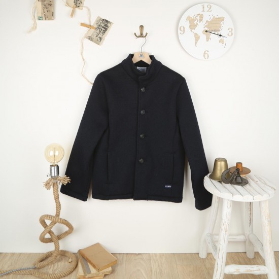 Brannec, Knitted Melton Short Jacket