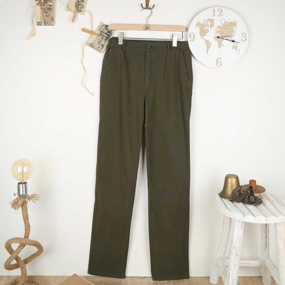 Pissaro, Pantalon en gabardine stretch et jambes effilées Angélique