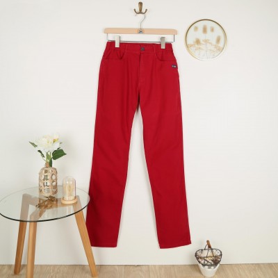 Florilège, Pantalon en toile stretch Kermes