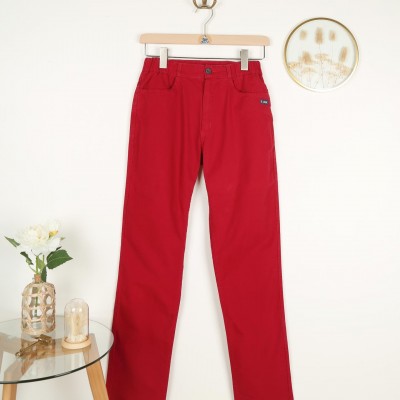 Florilège, Pantalon en toile stretch Kermes