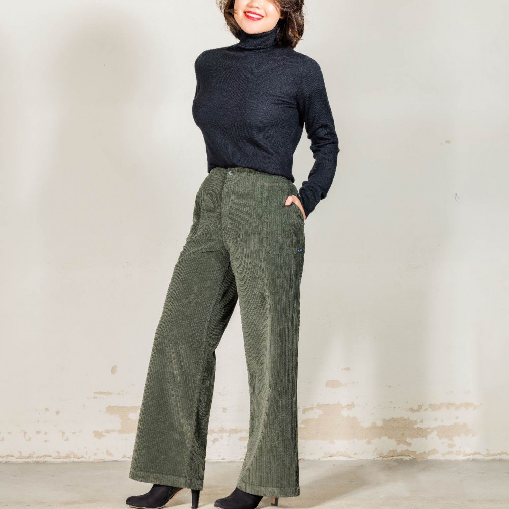 Pic, large leg Corduroy Trousers Le Glazik angelique