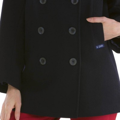 Bisquine buttons Pea Coat women