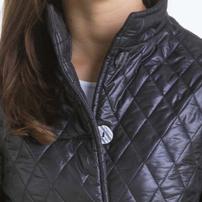 Alice, Double-sided quilted jacket collar