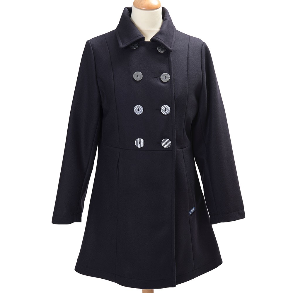 Bellonne Manteau  femme trois  quarts  et double boutonnage 