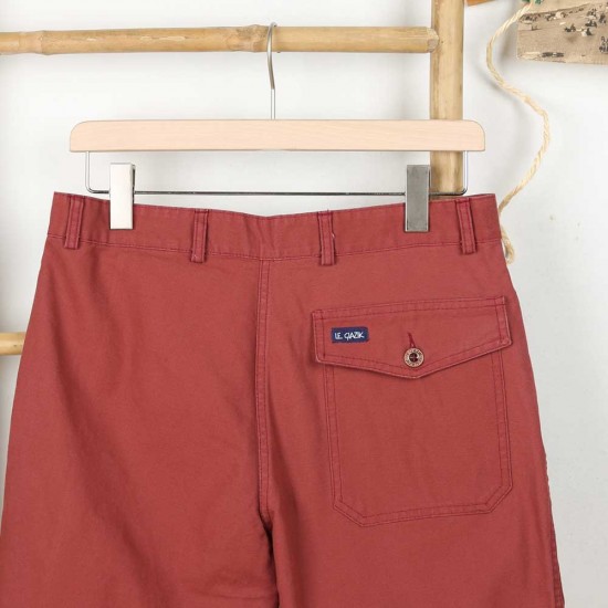 Carnac, Organic cotton canvas shorts back